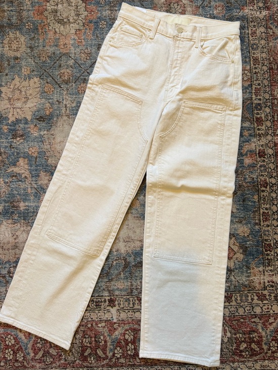 MOTHER Denim - MOTHER Ecru Jeans